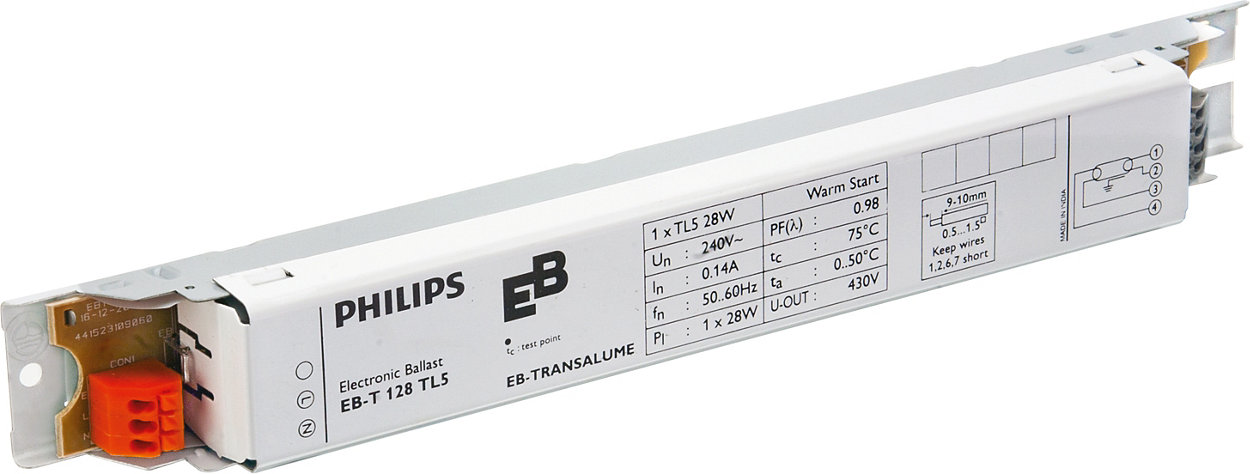 EB-T electronic ballasts for TL5 lamps