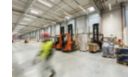 CoreLine batten in use in a warehouse