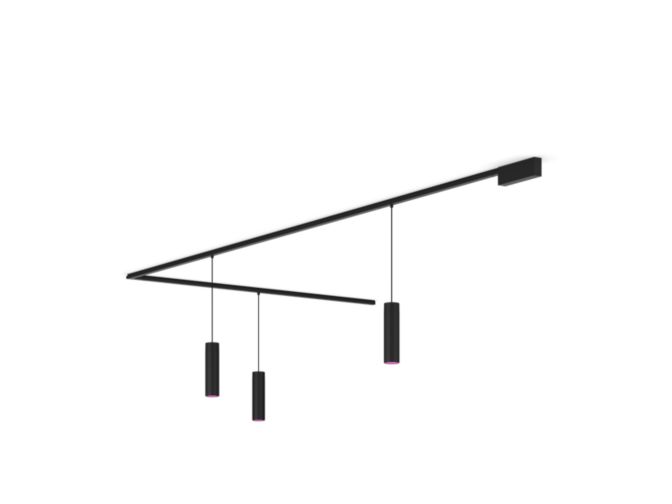 Gros plan de l'avant de Perifo kit de base pour plafond, en L (3 suspensions)