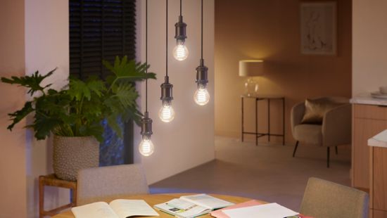 Configura el ambiente indicado con la luz blanca suave