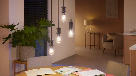 Configura el ambiente indicado con la luz blanca suave