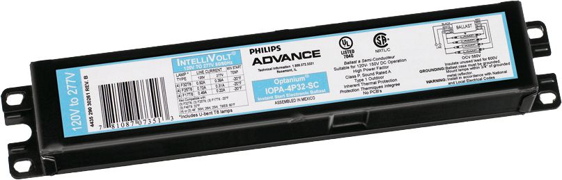 IOP4PSP32SC35I Electronic Fluorescent Ballast Philips Lighting;Signify Electronics