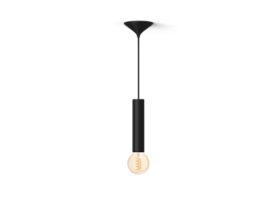 Set: Schwarze Kordel Large + White Ambiance Filament G93 Globe