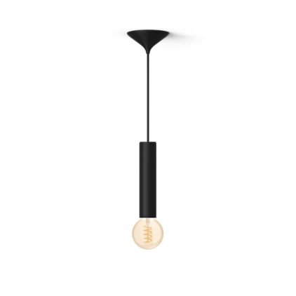 German:An image of product of the Set: Schwarze Kordel Large + White Ambiance Filament G93 Globe