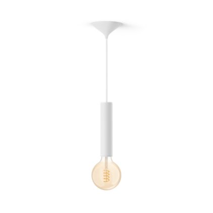 German:An image of product of the Set: Weisse Kordel Large + White Ambiance Filament G125 Globe