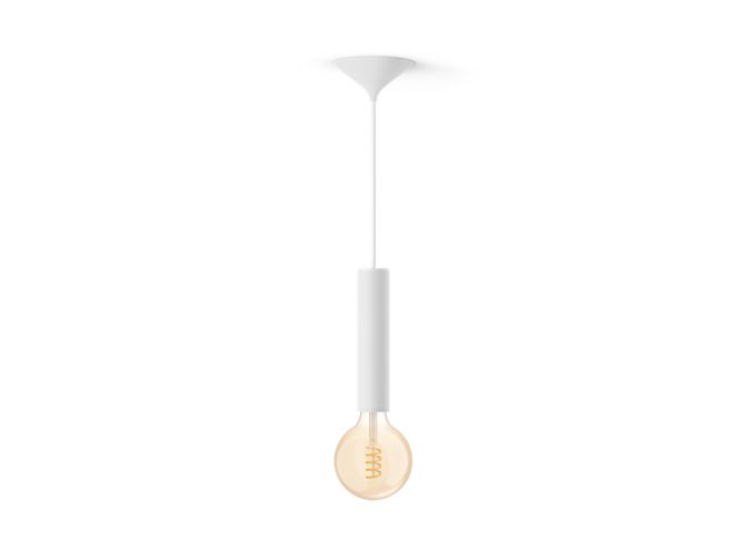 German:An image of product of the Set: Weisse Kordel Large + White Ambiance Filament G125 Globe