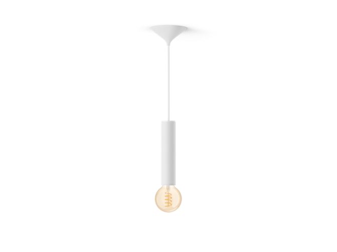 German:An image of product of the Set: Weisse Kordel Large + White Ambiance Filament G93 Globe