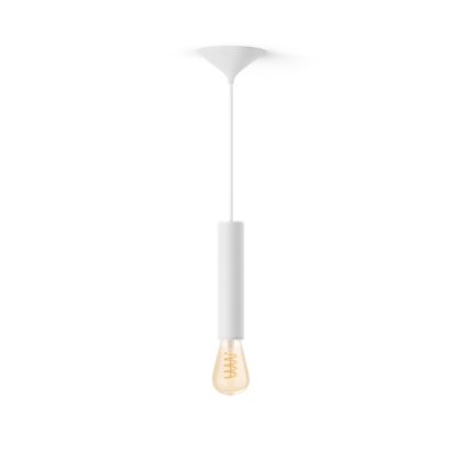 German:An image of product of the Set: Weisse Kordel Large + White Ambiance Filament ST72 Edison