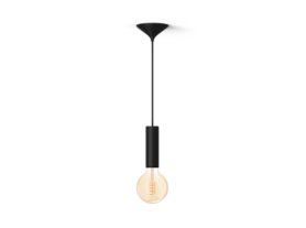 Set: Schwarze Kordel Medium + White Ambiance Filament G125 Globe