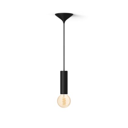 German:An image of product of the Set: Schwarze Kordel Medium + White Ambiance Filament G93 Globe