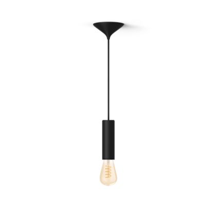 German:An image of product of the Set: Schwarze Kordel Medium + White Ambiance Filament ST72 Edison