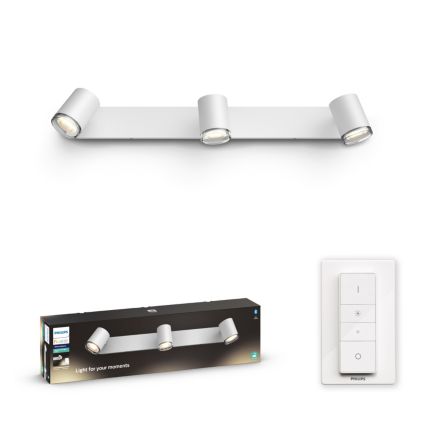 An image of product of the Hue White ambiance Łazienkowe oświetlenie punktowe Adore