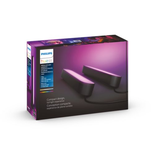Philips Hue Play Light Bar Twin Pack for sale online Black 