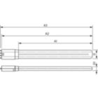 Dimension Drawing (with table) - CorePro LED PLL HF 16.5W 865 4P 2G11