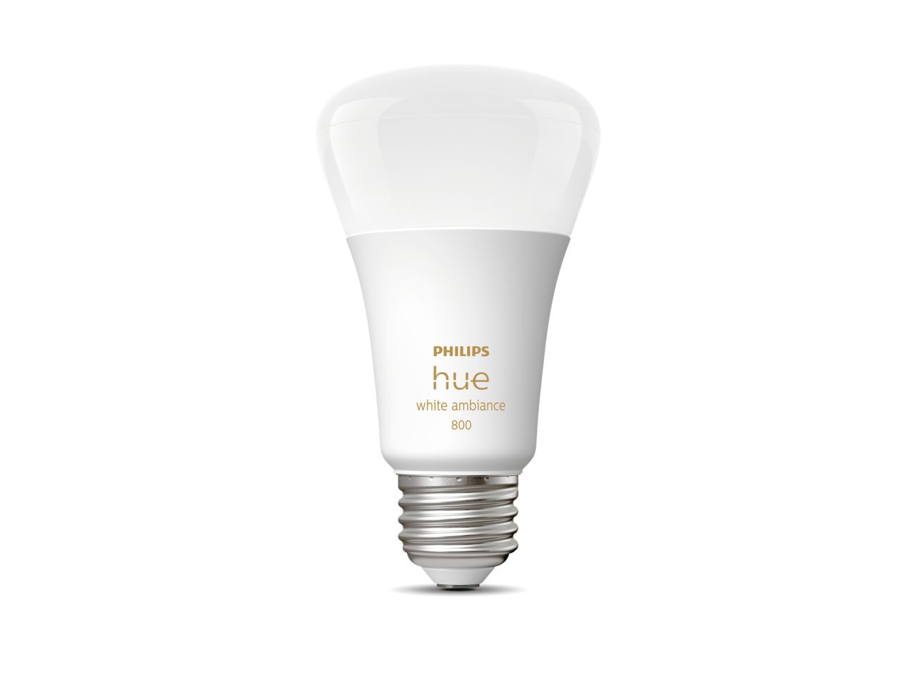 Hue 1-pack A19 E26 60W LED Bulb White Ambiance | Philips Hue