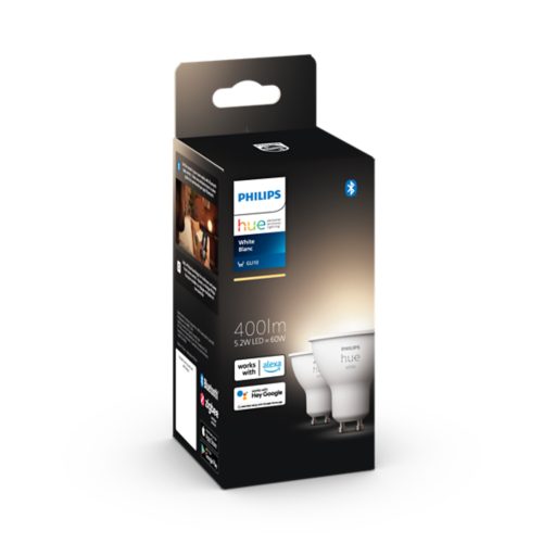 Blanche Hue Paquet de 2 ampoules GU10