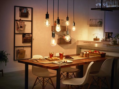 Philips Hue - Filamento inteligente regulable White Ambiance ST19, blanco  cálido a blanco frío, bombilla Edison LED estilo vintage, compatible con