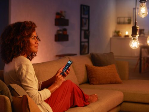 Hue Edison ST19 E26 Filament LED Bulb White Philips Hue