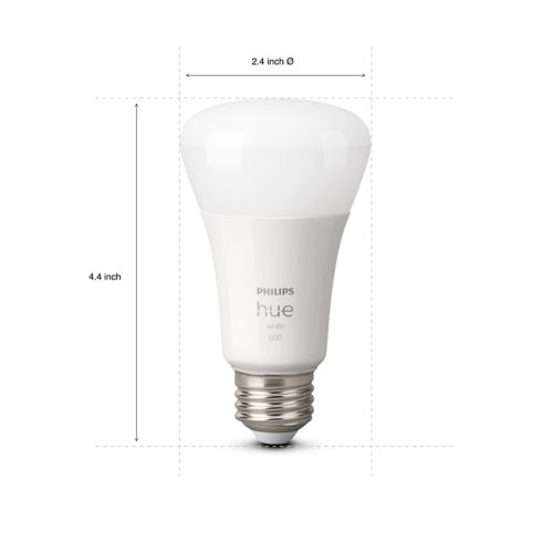 Hue A19 E26 LED Bulb - White | Philips Hue