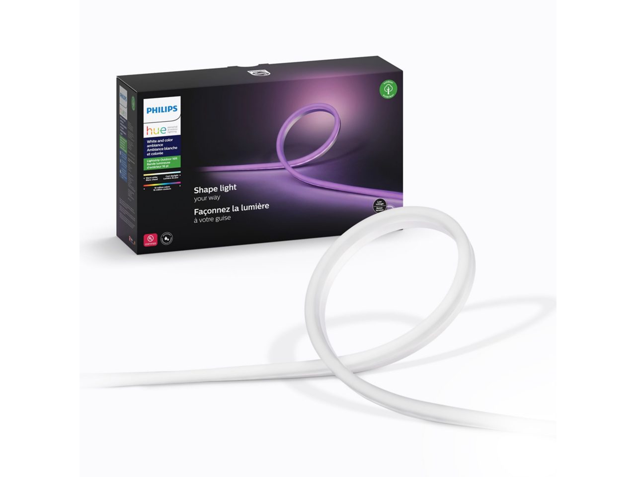 Hue Outdoor LED Lightstrip 197 inch White and Colour