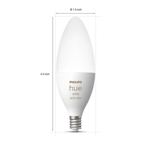 Philips Hue White Ambiance-flamma 6W E14 x1 78ac