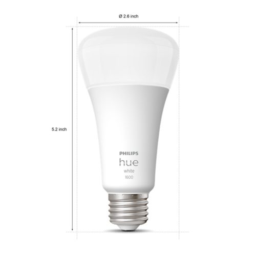 Hue A21 E26 100W LED Bulb - White | Philips Hue Hue A21 E26 100W LED Bulb - White | Philips Hue