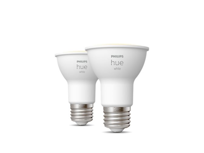 Close up of front of PAR20 - E26 smart bulb - (2-pack)