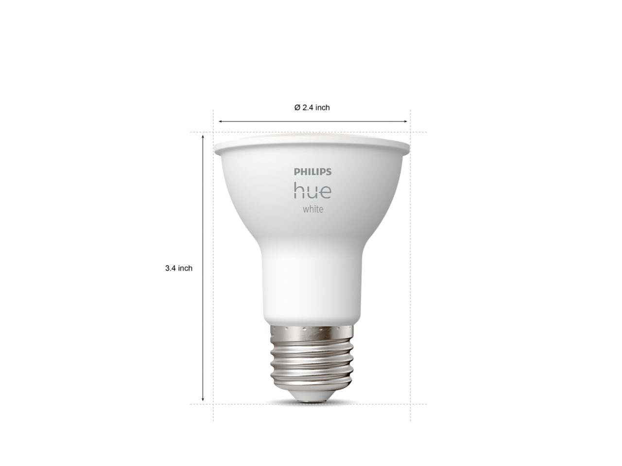 Phillips Hue　E26 White ambiance Hue Starter kit: 1-pack A19 E26 LED Bulb White + Hue Bridge