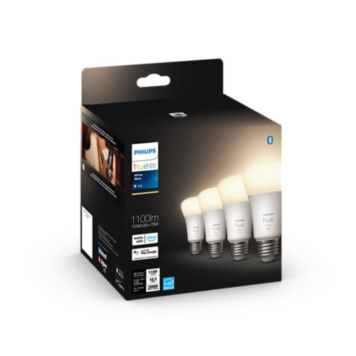 Hue White A19 - E26 smart bulb - 75 W (4-pack)