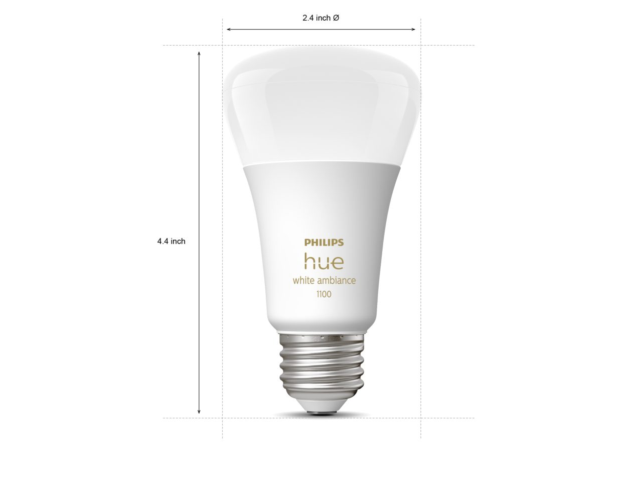 Hue A19 E26 LED Bulb - White Ambiance | Philips Hue