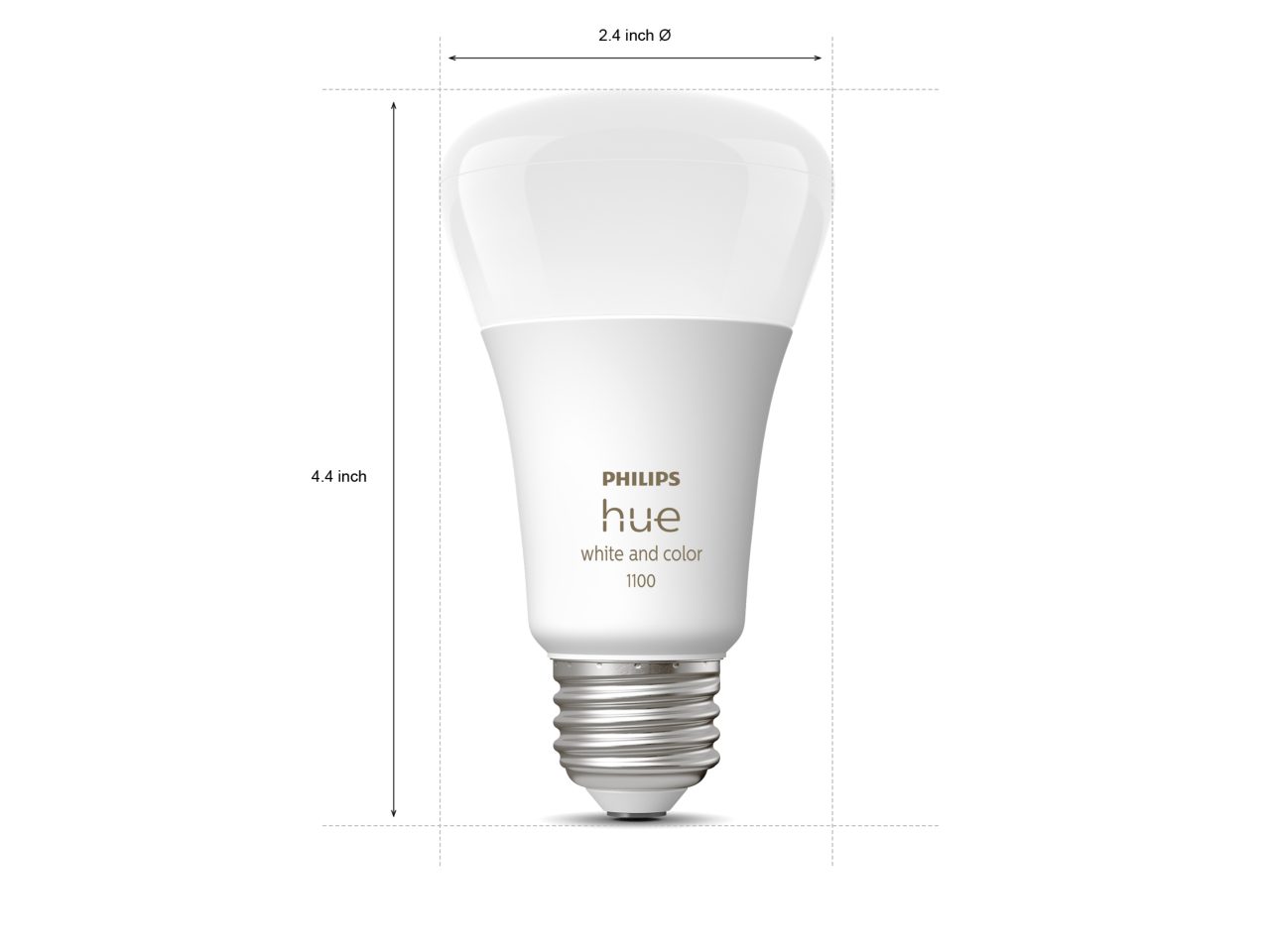 PHILIPS Hue Smart bulb LED E14 Spherical 5w White and Color