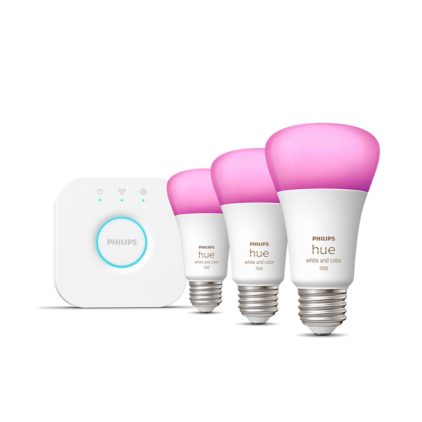 Gros plan de l’avant de Trousse de démarrage : 3 ampoules intelligentes E26 (75 W)