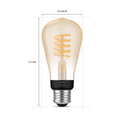 Philips hue white filament single smart led bulb discount