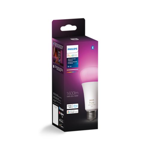 Hue A21 E26 LED Bulb 100W - White and Colour Ambiance | Philips