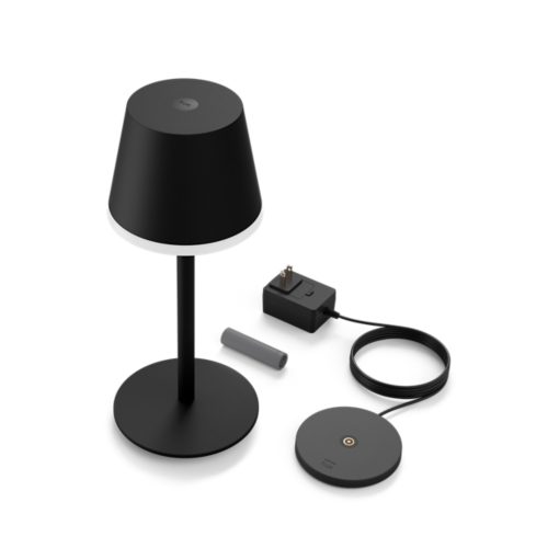 Hue Go Portable Table Lamp Black - White and Colour Ambiance