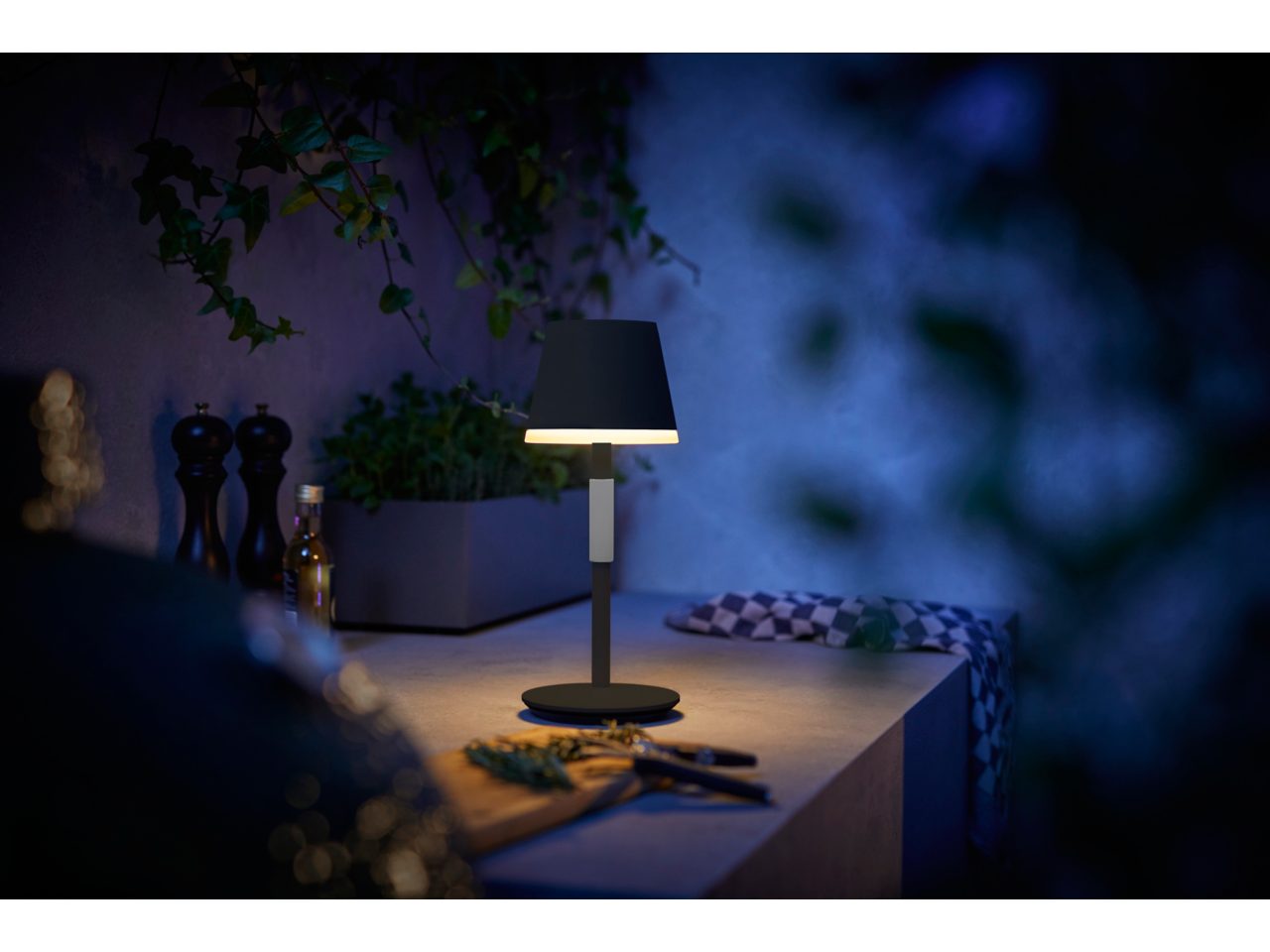 Hue Go Portable Table Lamp Black - White and Colour Ambiance