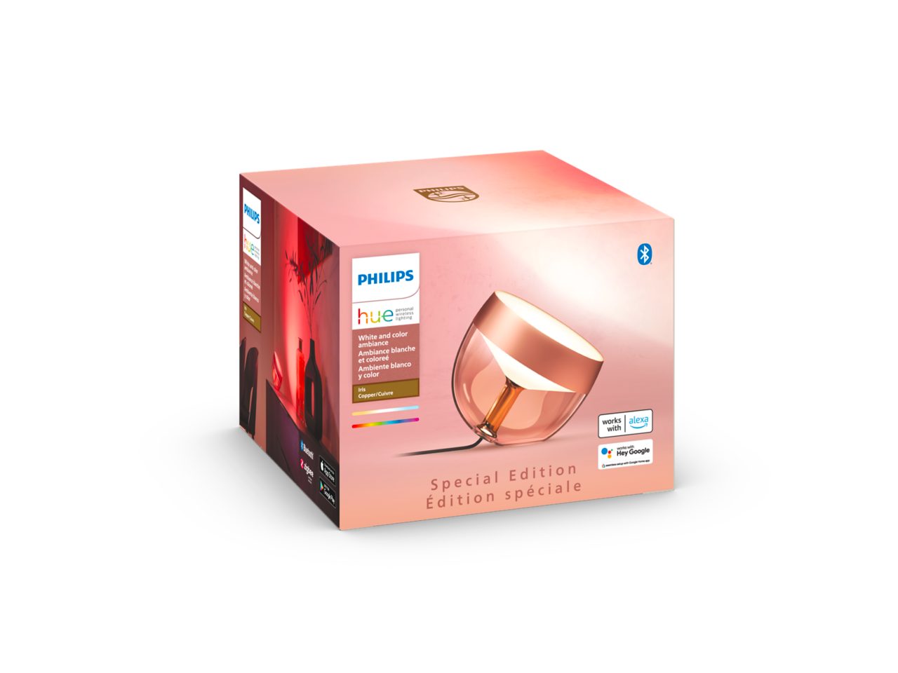 邦楽 PHILIPS GOLD CD Special Limited Edition Philips Hue Iris Gold Limited Edition Table Lamp (Generation