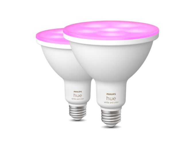 Close up of front of PAR38 - E26 smart bulb - (2-pack)