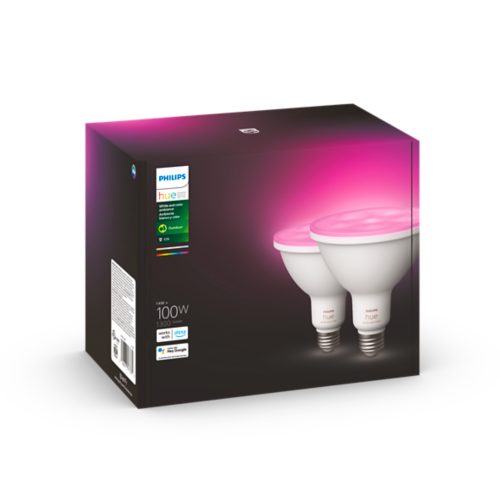 Hue 1-pack PAR38 E26 LED Bulb White and Colour Ambiance