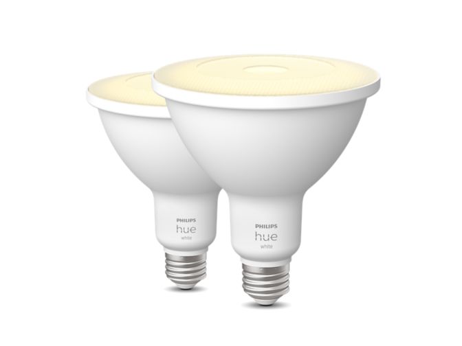 Close up of front of PAR38 - E26 smart bulb - (2-pack)