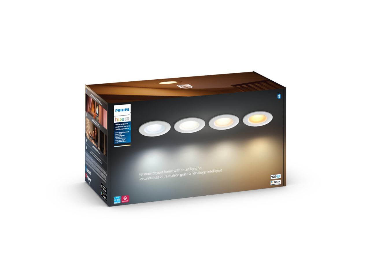 Hue Multipack Downlight 5/6 inch White Ambiance | Philips Hue