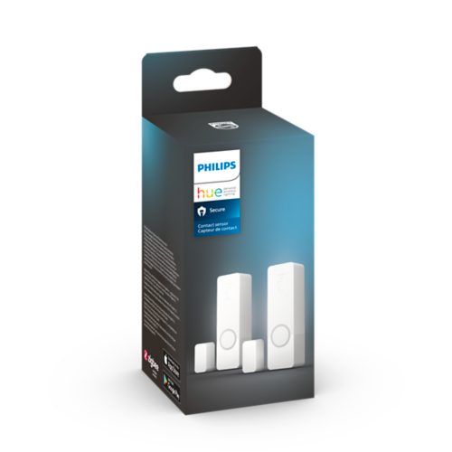 White rectangular contact sensor collection with compact design and matte finish, featuring visible circular marking on each unit.