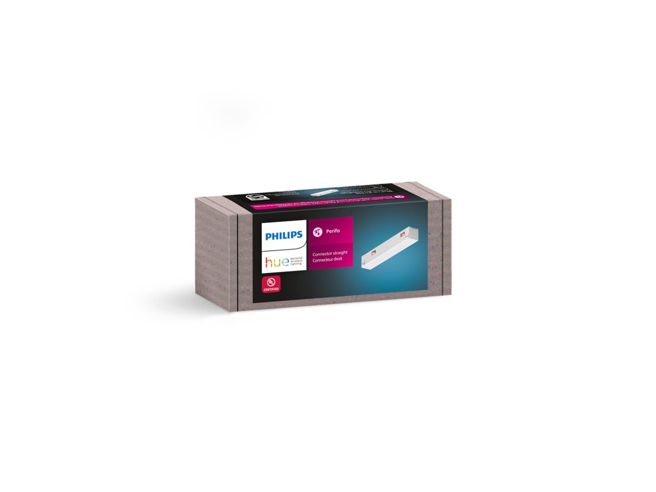 Hue Perifo Track Light - Straight Connector - White | Philips Hue