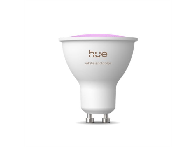 Close up of front of GU10 - smart spotlight
