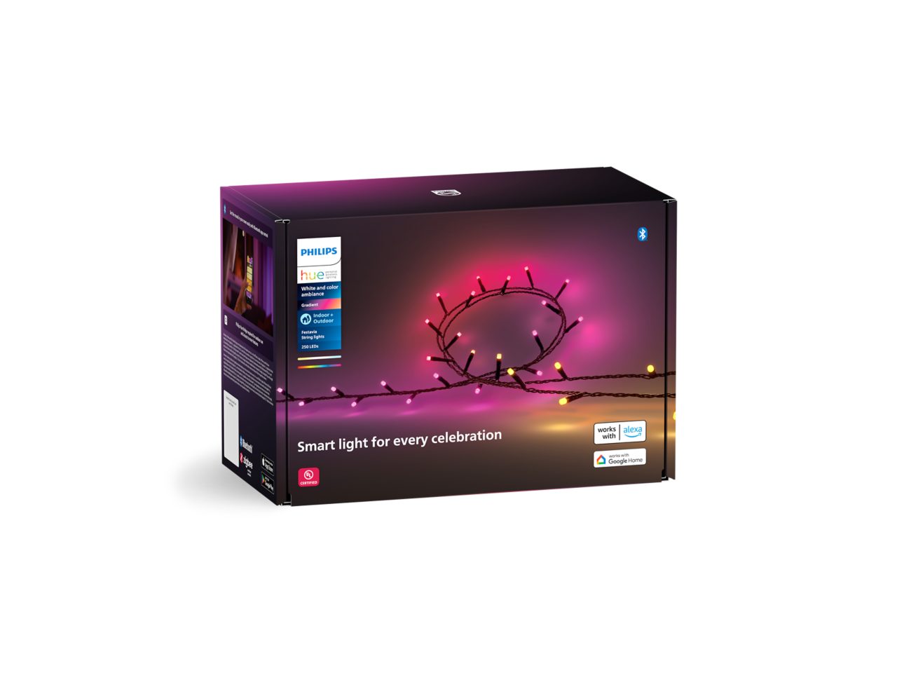 Hue Festavia string lights - 250 colors - 65 foot | Philips Hue