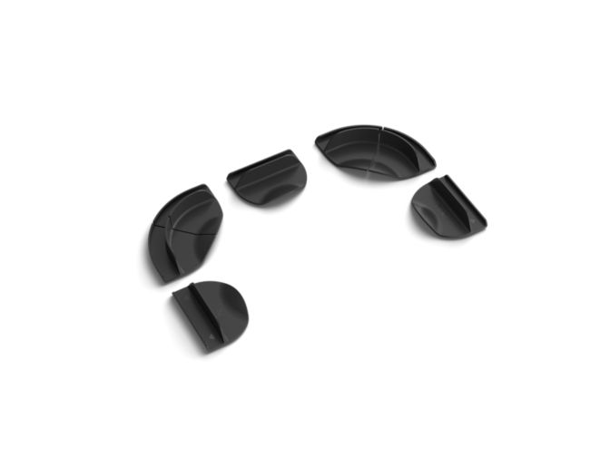 Close up of front of Philips Hue Play gradient lightstrip for TV mounts