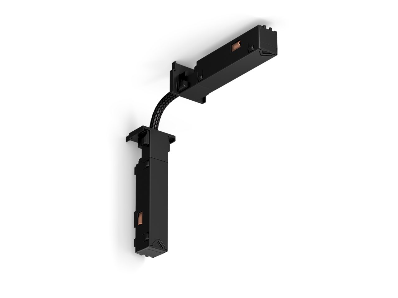 Hue Perifo Track Light - Flexible Connector 2 rails - Black