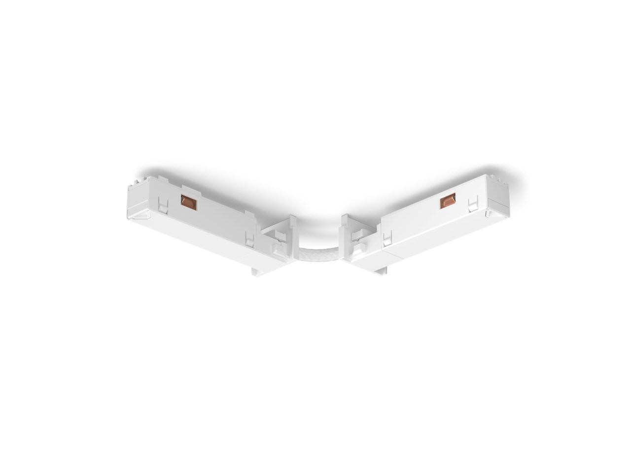 Hue Perifo Track Light - Flexible Connector 2 rails - White