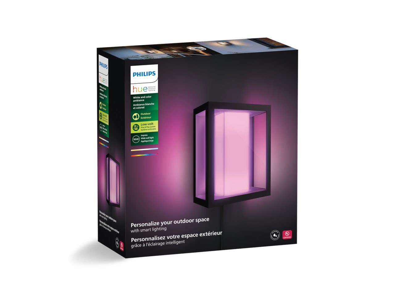 Impress wall light wide (Low-volt) | Philips Hue Impress wall light wide (Low-volt) | Philips Hue