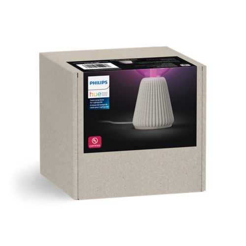 Hue Cone table lamp for Lightguide bulbs (Sand)
